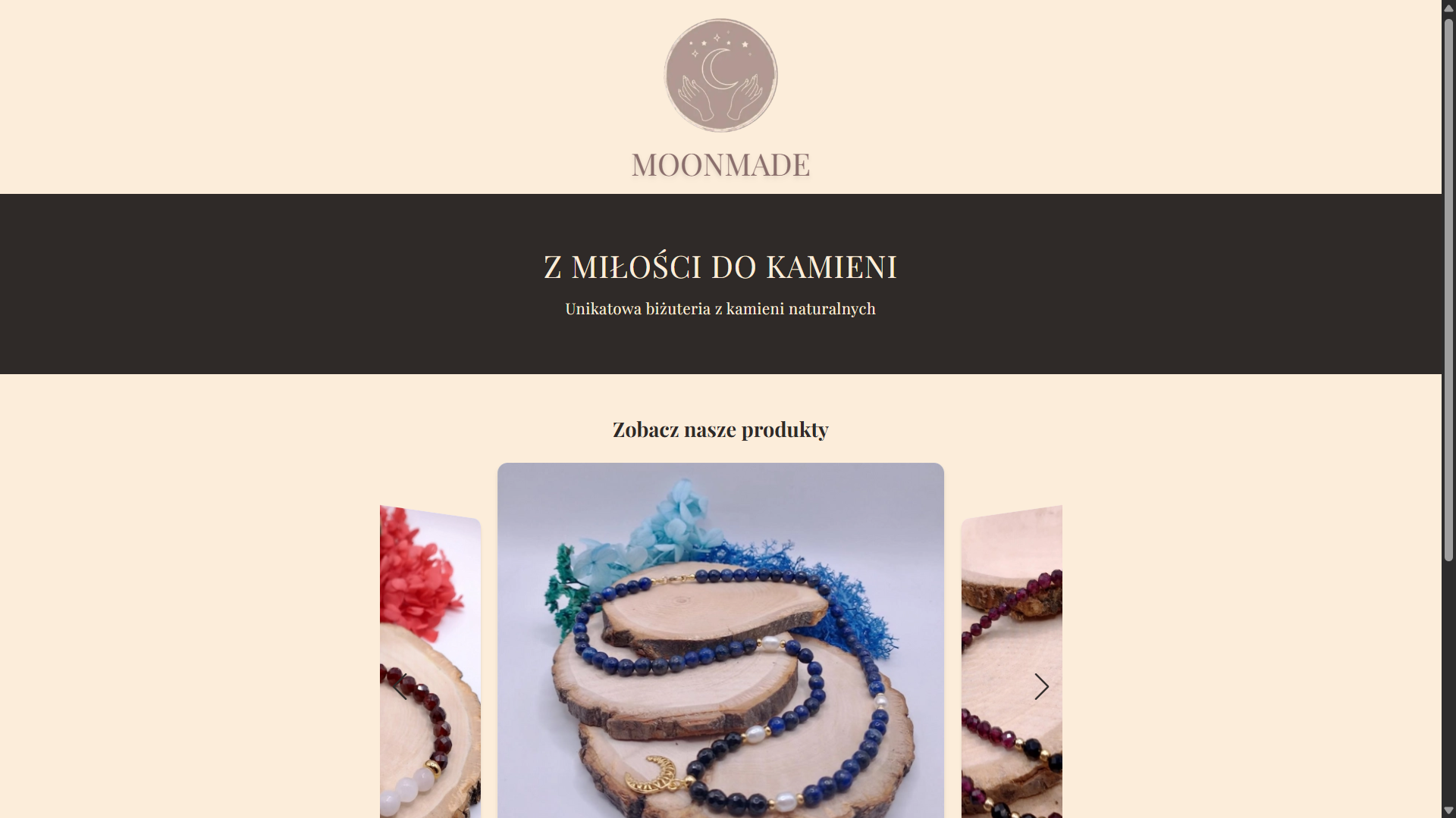 Moonmade – landing page